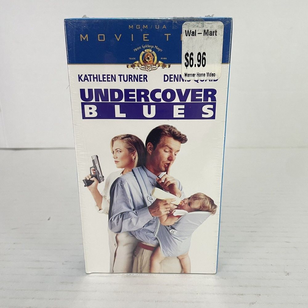 Undercover Blues (VHS, 1997, Movie Time) Kathleen Turner, Dennis Quaid New seal